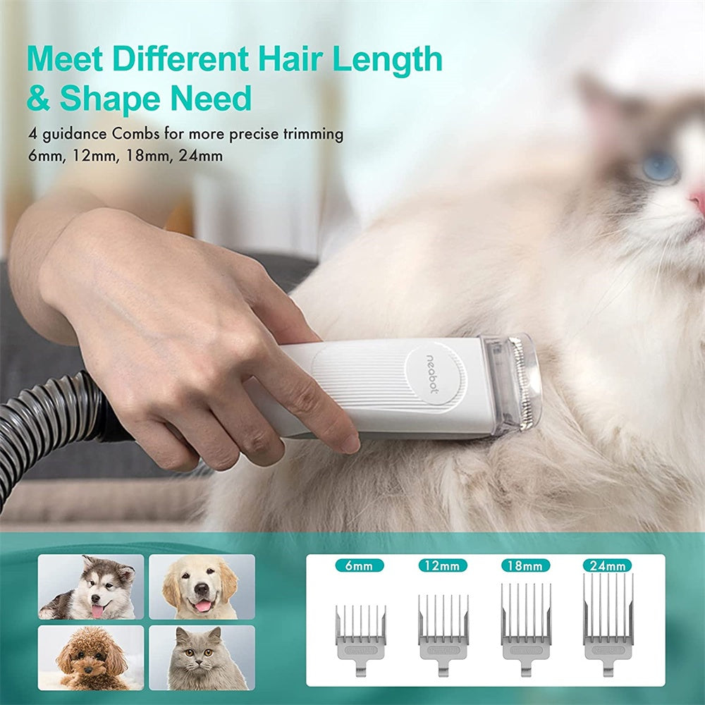 Neakasa P1 Pro Pet Grooming Kit — 5-in-1 Low-Noise Vacuum for Dogs & Cats