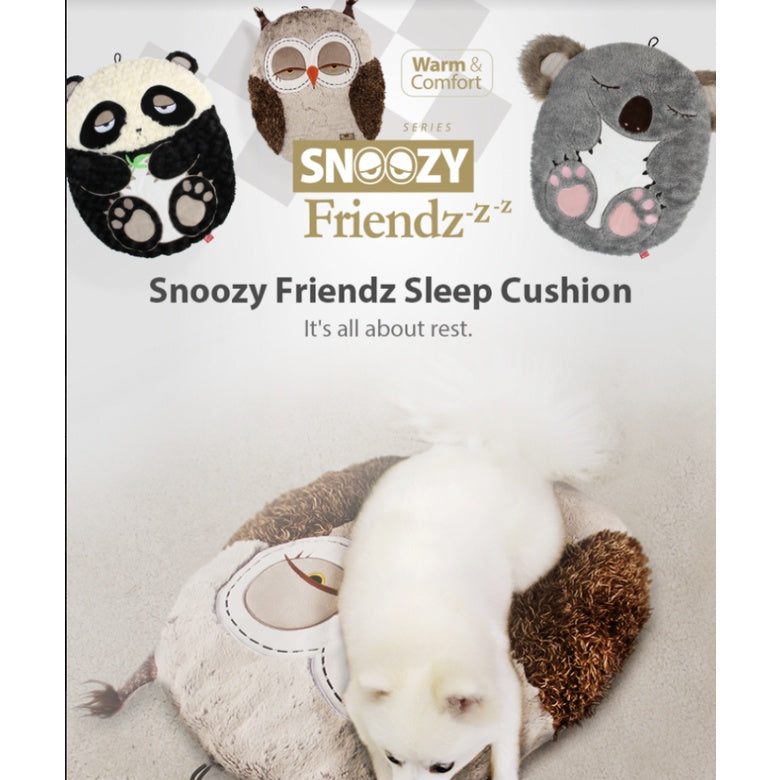 GiGwi Snoozy Friendz Pet Bed — Ultra-Soft Plush Cushion for Cats & Dogs