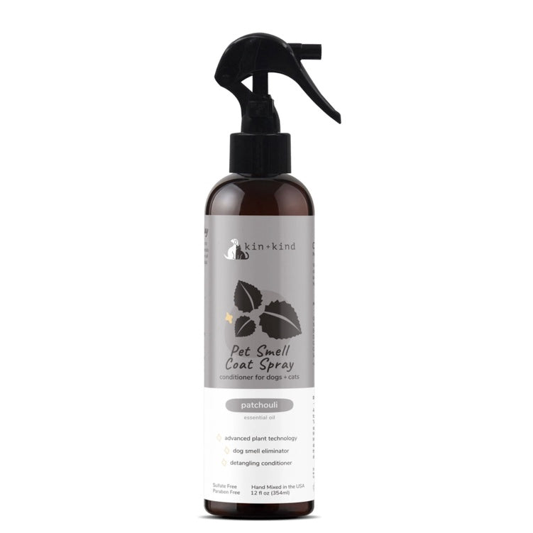 kin+kind Pet Smell Coat Spray — Natural Odor Neutralizer (12 fl oz)