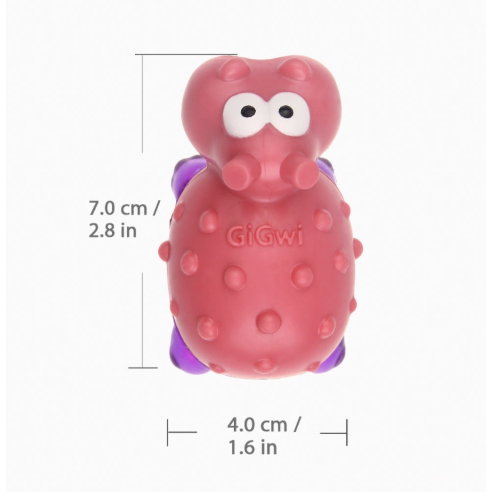 GiGwi Suppa Puppa TPR Chew Toy — Dino, Hippo, Alligator