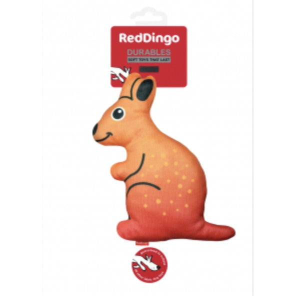 Red Dingo DURABLES — Puncture-Resistant Soft Dog Toys (8 Designs)