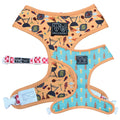Big & Little Dogs Reversible Dog Harness — Licensed to Grill (Sizes XS-XL)