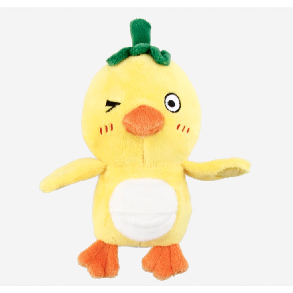 GiGwi Pull-Me-Out Squeaky Dog Toy — Interactive Plush with Treat Pocket