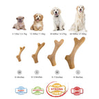 GiGwi Antler Wooden Chew Toy — Durable Natural Dog Chew Bone (4 Sizes)