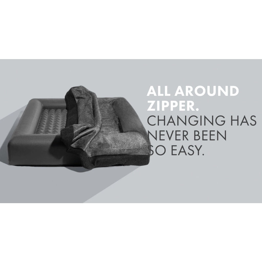 Zee.Dog Bed Cover — Hypoallergenic Microfiber with Double Zipper (Small & Large)