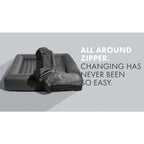 Zee.Dog Bed Cover — Hypoallergenic Microfiber with Double Zipper (Small & Large)