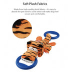 GiGwi Iron Grip Tug Toy — Durable Rope & Plush Design for Dogs