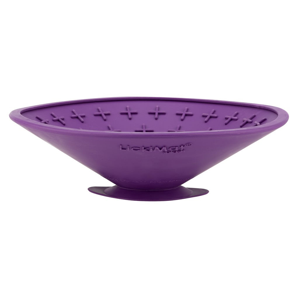 LickiMat Splash Slow Feeder Bowl — Calming Lick Mat for Dogs & Cats (4 Colours)