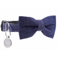 Dharf Dog Bow Tie — Handmade Cotton Bow Tie (Size M)