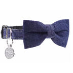 Dharf Dog Bow Tie — Handmade Cotton Bow Tie (Size M)