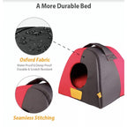 GiGwi Place Cubby Pet House — Cozy Pet Den with Reversible Pillow (Small/Large)