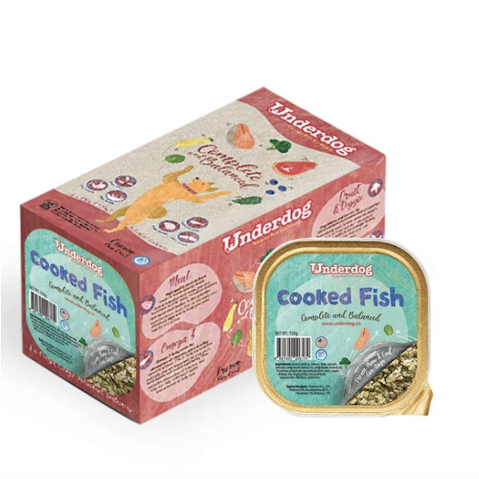 Underdog Cooked Fish Complete & Balanced Frozen Dog Food (1.2kg)