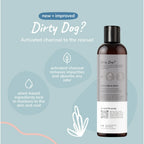 kin+kind Charcoal Natural Shampoo — Patchouli for Dogs (12 fl oz)