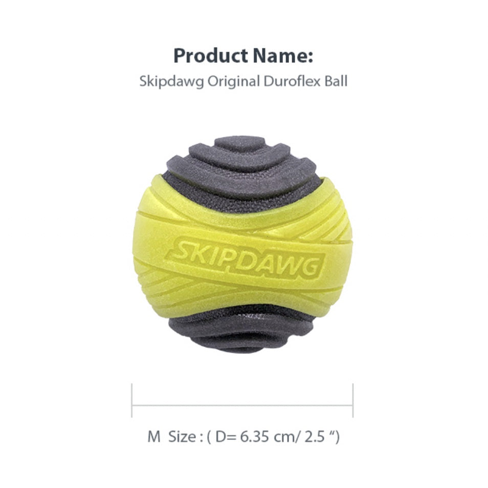 Skipdawg Series Dog Balls — X-Foam, Duroflex, Whistling & Glow