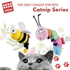 GiGwi Catnip Series — Interactive Electric Simulation Bee & Caterpillar for Cats
