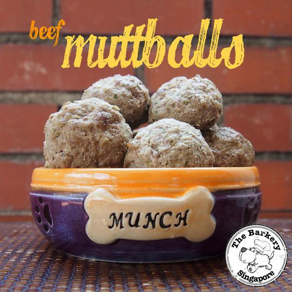 The Barkery MUTTBALLS — Premium Natural Meatball Treats for Dogs (Pack of 6)