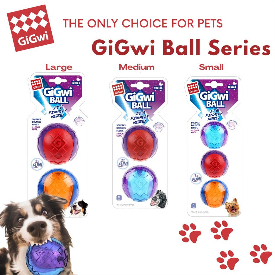 GiGwi Ball Series — Bouncy Interactive Dog Toy Ball