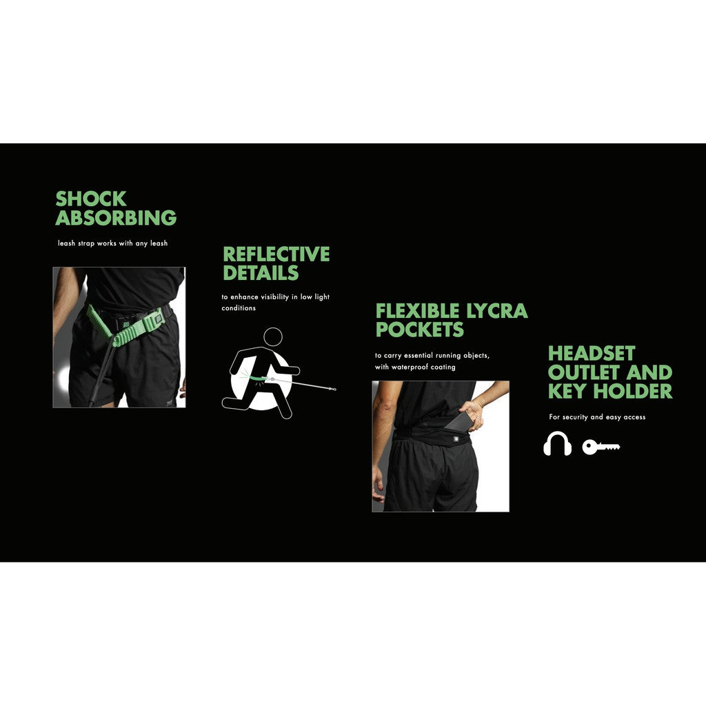 Zee.Dog Zee.Run Running Belt — Hands-Free Collab with FARM Rio