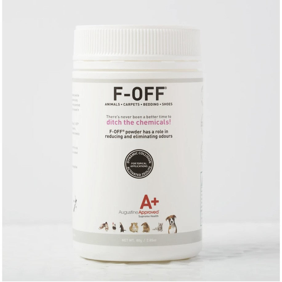 Augustine's Approved F-OFF — Natural Zeolite Odor Eliminator (80g)
