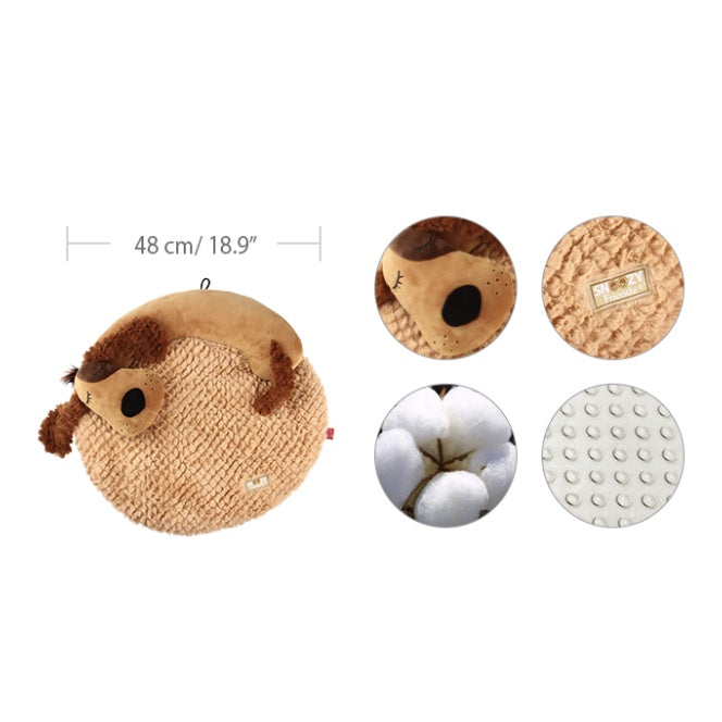 GiGwi Snoozy Friendz Pet Bed — Ultra-Soft Plush Cushion for Cats & Dogs