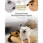 GiGwi Snoozy Friendz Pet Bed — Ultra-Soft Plush Cushion for Cats & Dogs