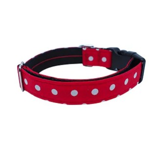 Dharf Bow Tie Collar Set — Red Polka Dot (2-Piece Set)