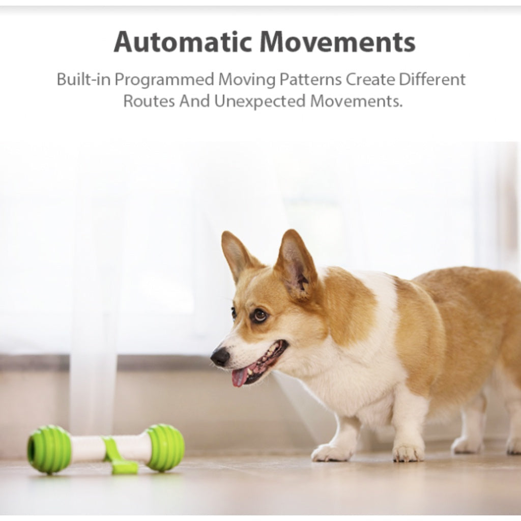 PETGEEK Playbone — Interactive Automatic Moving Dog Toy (USB Rechargeable)