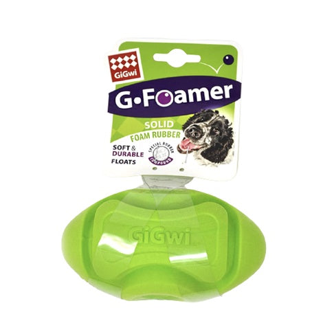 GiGwi G-Foamer TPR Dog Toy Series — Ball, Rugby & Flying Tug