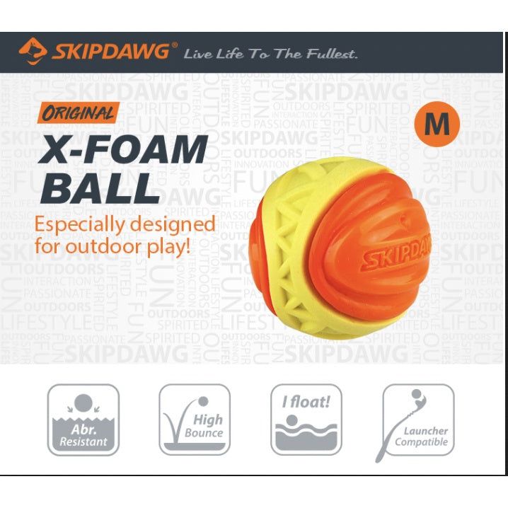 Skipdawg Series Dog Balls — X-Foam, Duroflex, Whistling & Glow