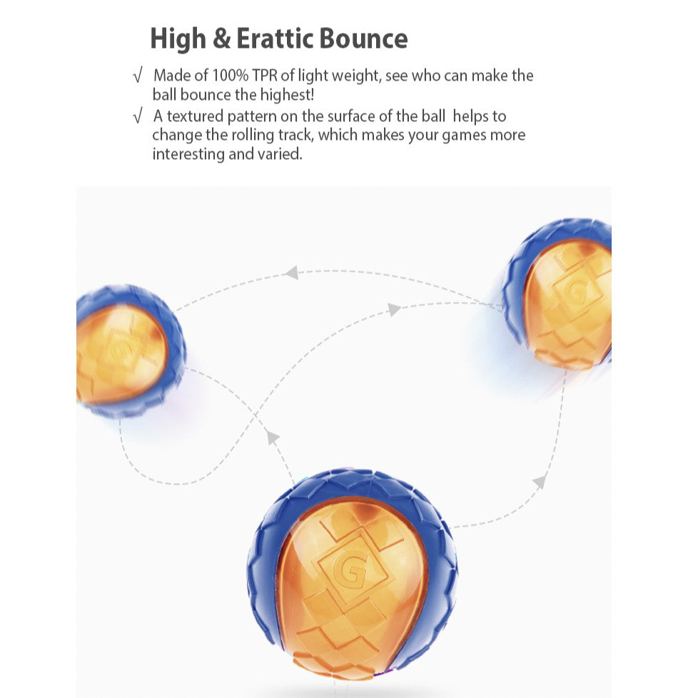 GiGwi Ball Series — Bouncy Interactive Dog Toy Ball