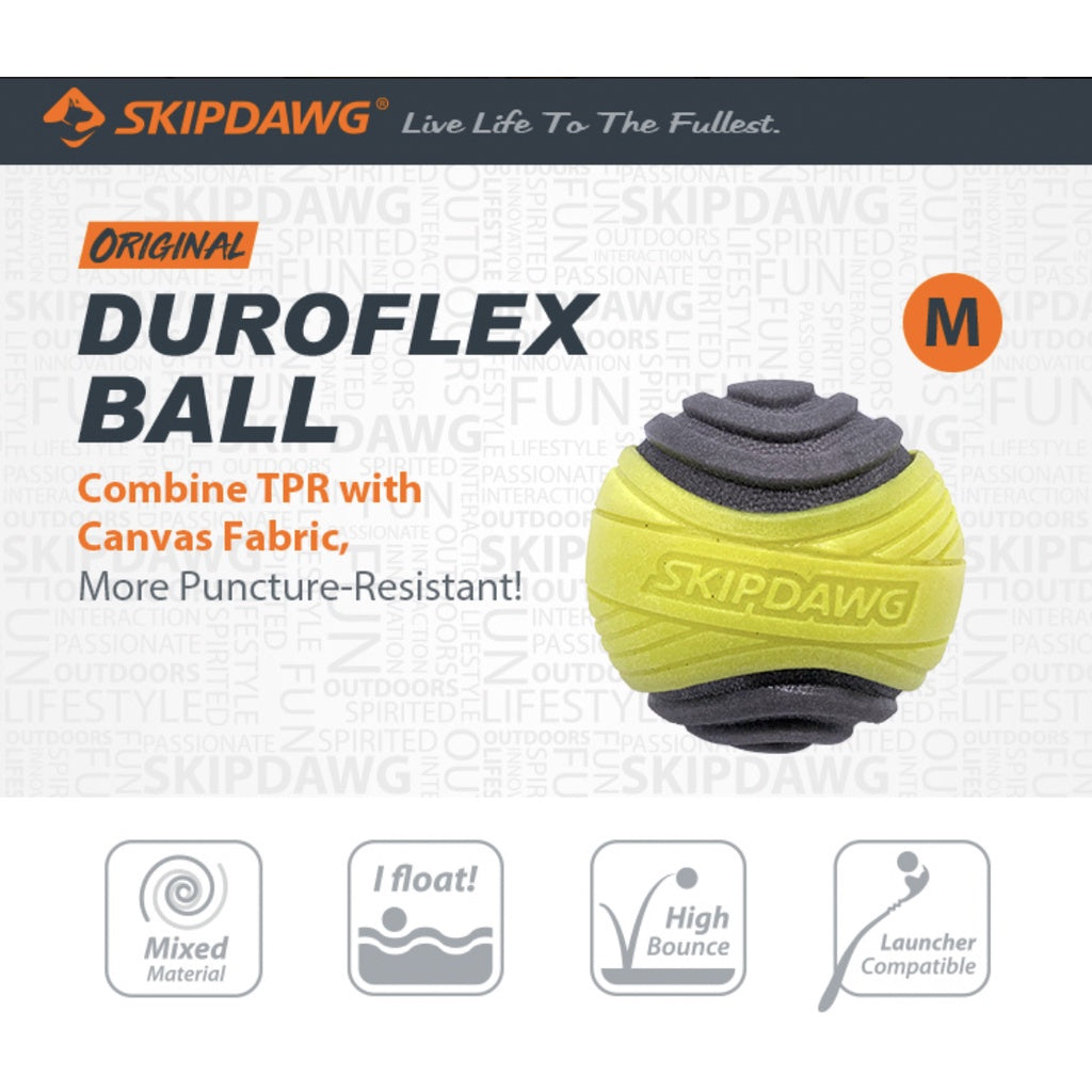 Skipdawg Series Dog Balls — X-Foam, Duroflex, Whistling & Glow