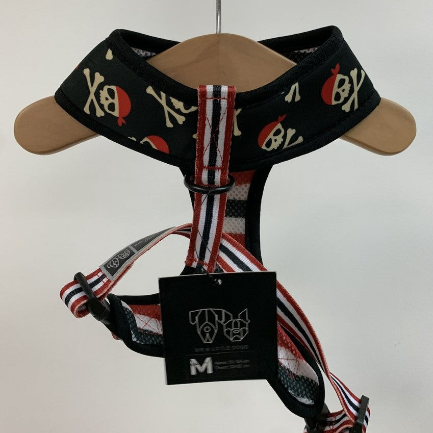 Big & Little Dogs Reversible Dog Harness — Pirate Print