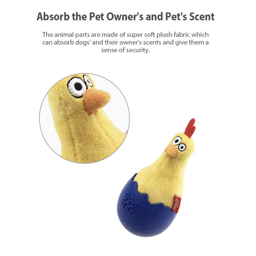 GiGwi Wobble Fun Series – Interactive Dog Toy with Squeaker