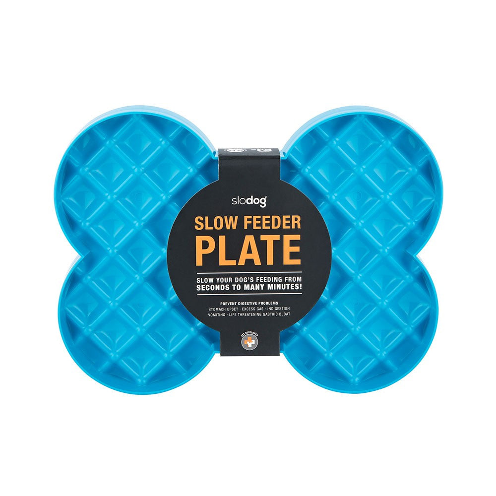 SloDog Slow Feeder Plate — Anti-Gulping Design for Dogs (5 Colours)