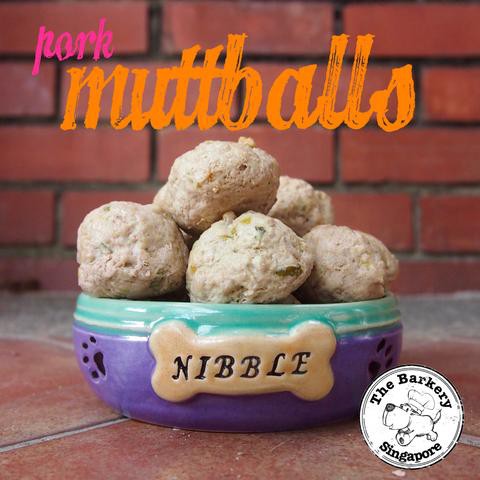 The Barkery MUTTBALLS — Premium Natural Meatball Treats for Dogs (Pack of 6)