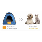 GiGwi Place Cubby Pet House — Cozy Pet Den with Reversible Pillow (Small/Large)