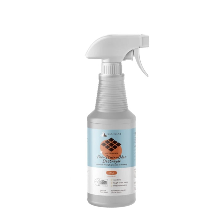 kin+kind Pee + Stain + Odor Destroyer — Mineral Multi-Surface Cleaner (Citrus)