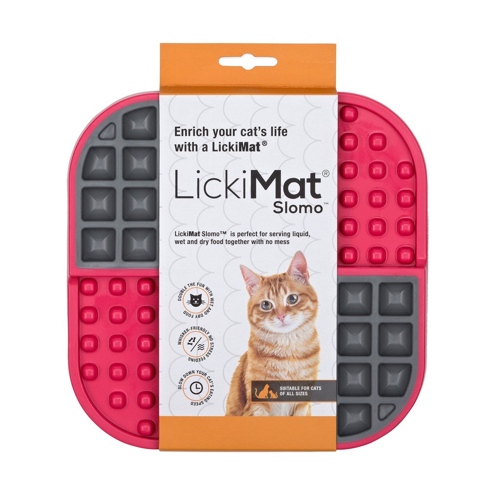 LickiMat SLOMO Slow Feeder — Boredom Buster Mat (20x20cm)