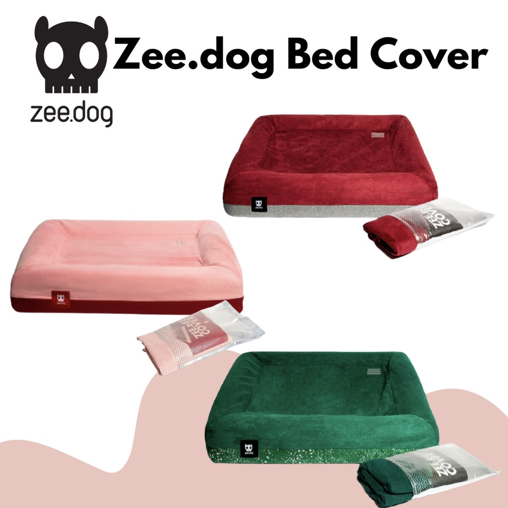 Zee.Dog Bed Cover — Hypoallergenic Microfiber with Double Zipper (Small & Large)