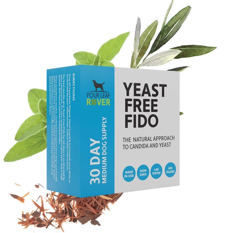 Four Leaf Rover Yeast-Free Fido — Yeast Support Bundle for Dogs