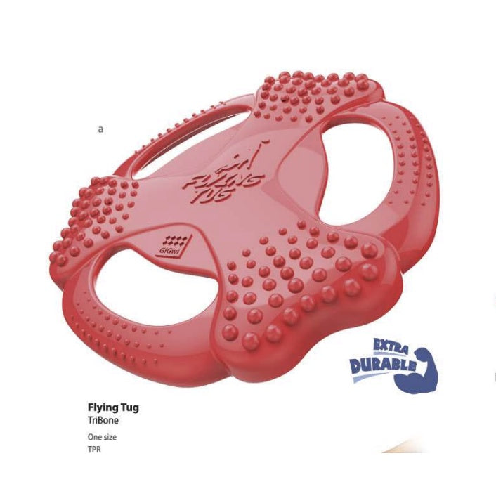 GiGwi G-Foamer TPR Dog Toy Series — Ball, Rugby & Flying Tug