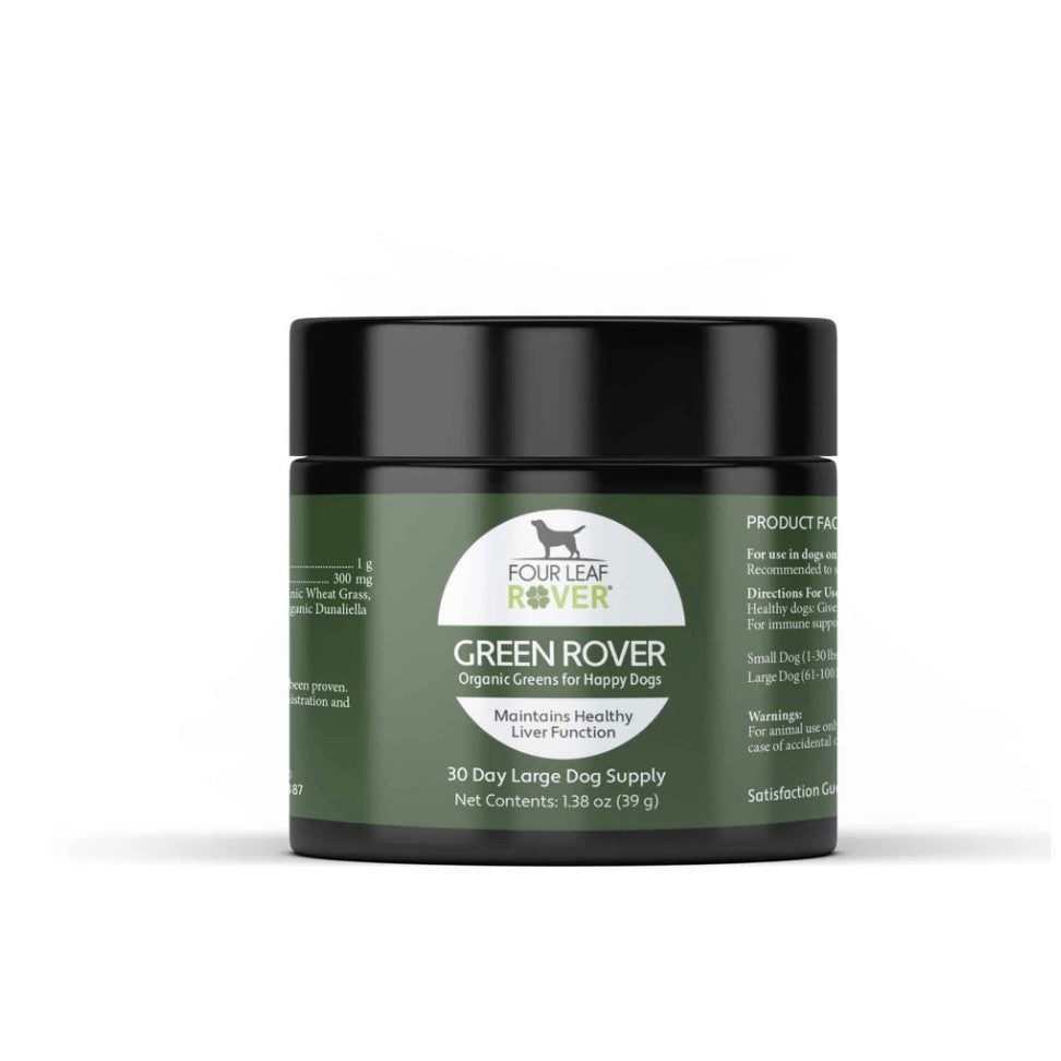 Green Rover Organic & Fermented Greens — Immune & Liver Support for Dogs (39g)
