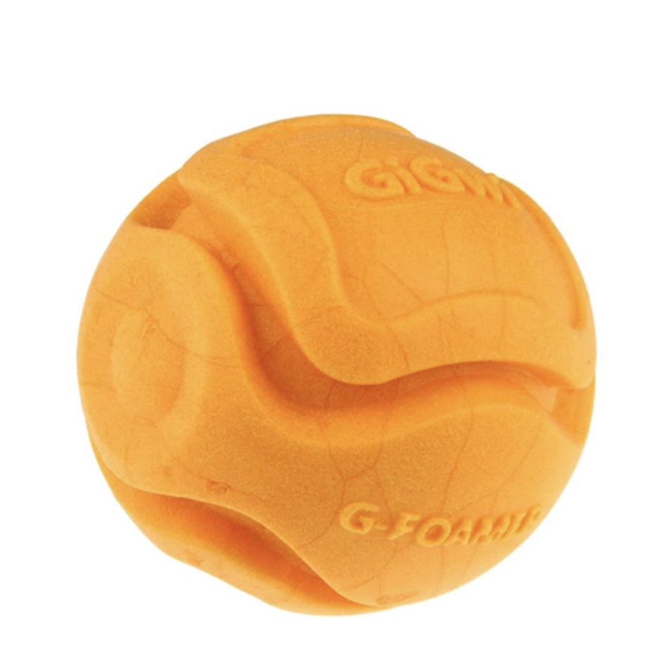 GiGwi G-Foamer TPR Dog Toy Series — Ball, Rugby & Flying Tug
