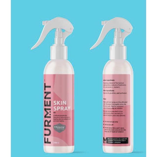 FURMENT Postbiotic Skin Spray — Restores Microbiome & Calms Itch (200ml)