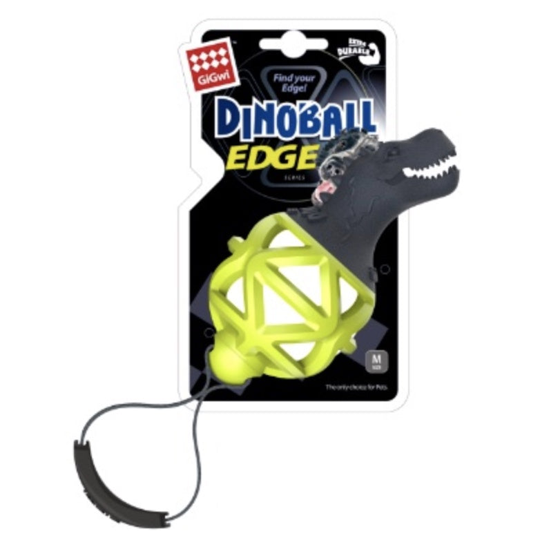 GiGwi TPR Interactive Dog Toy — Dinoball Edge & Edge Flash
