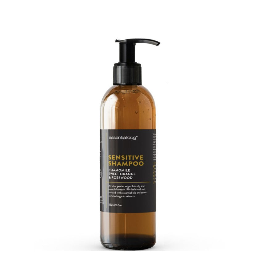 Essential Dog Sensitive Dog Shampoo — Organic & Natural for Itchy Skin (250ml/500ml)