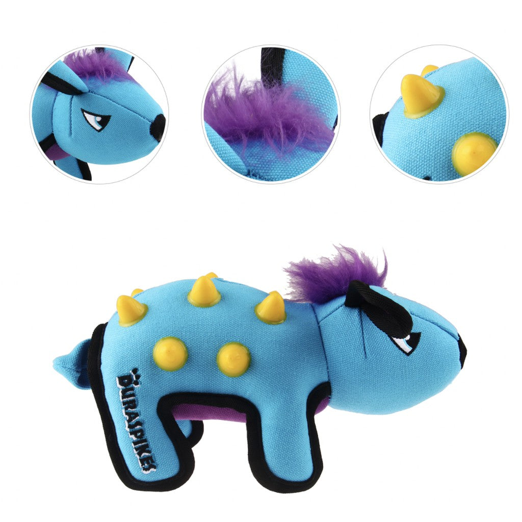 GiGwi Duraspikes Series — Durable Canvas Plush Dog Toy with TPR Spikes