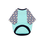 Ohpopdog Heritage Raglan Shirt — Peranakan-Inspired Pattern for Dogs (6 Sizes)