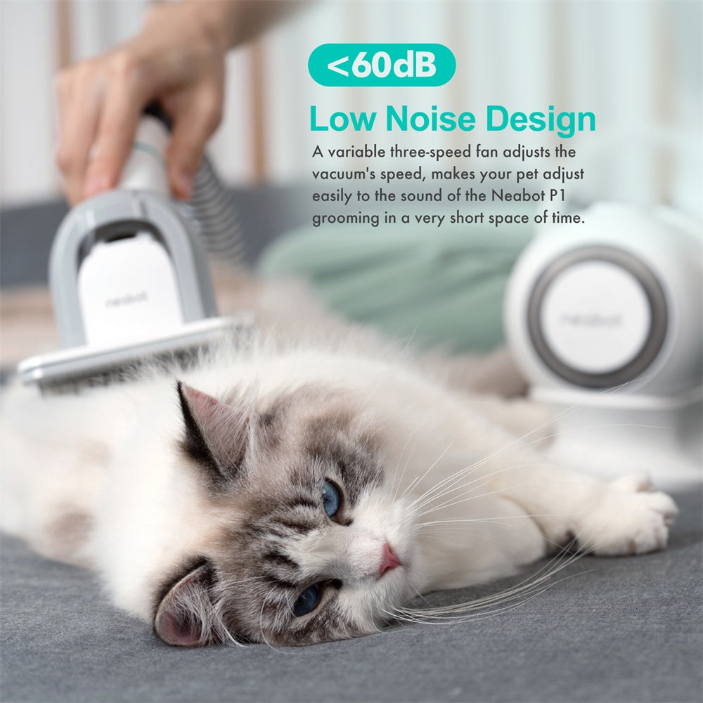 Neakasa P1 Pro Pet Grooming Kit — 5-in-1 Low-Noise Vacuum for Dogs & Cats