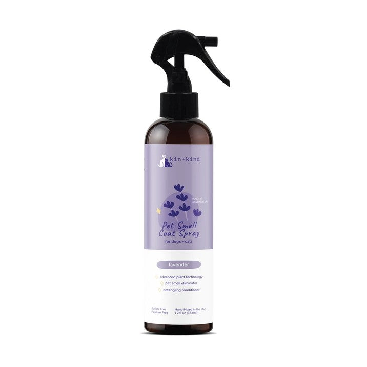 kin+kind Pet Smell Coat Spray — Natural Odor Neutralizer (12 fl oz)
